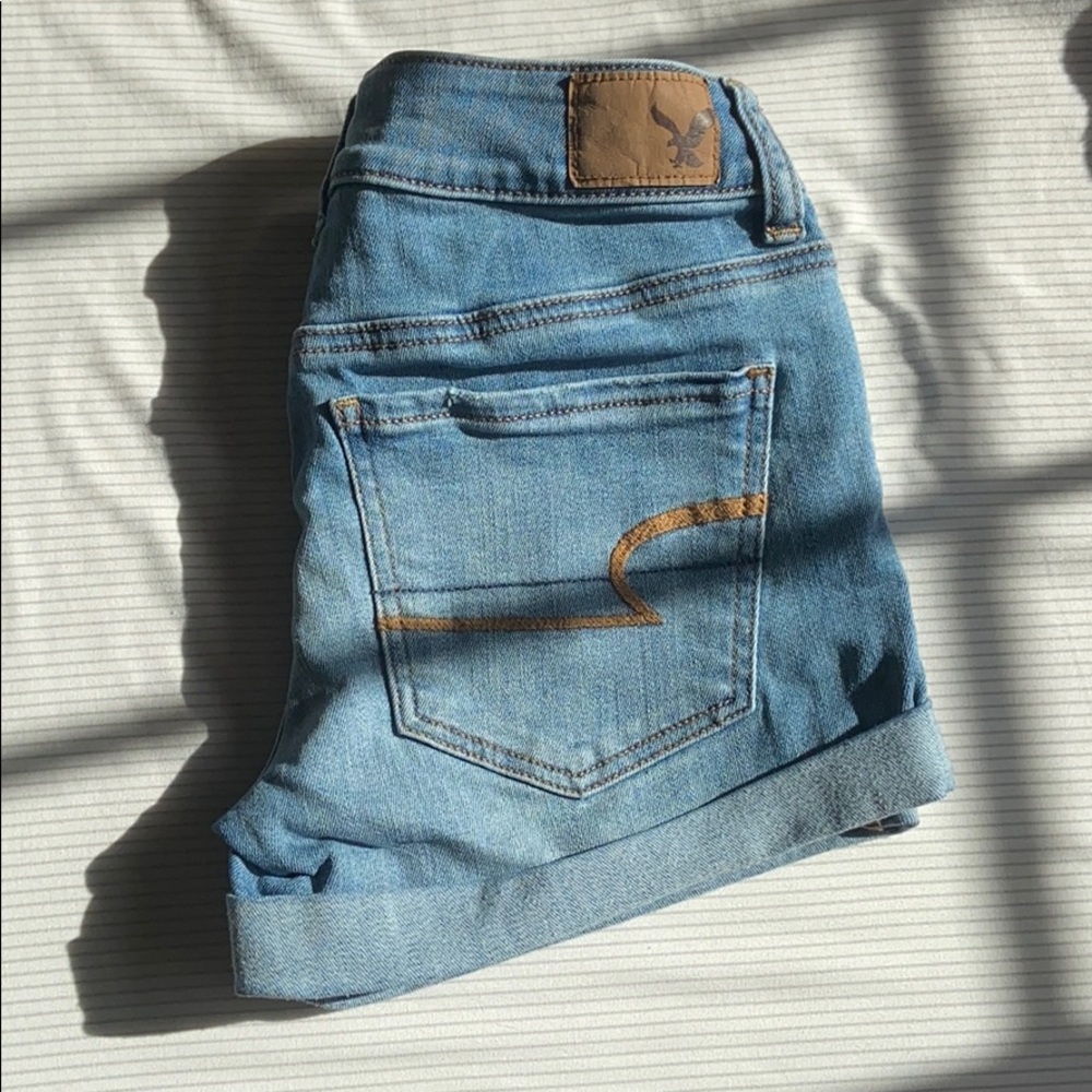 American Eagle Super Super Stretch Midi Short